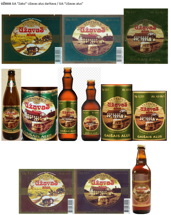 Latvijas alus darītavu etiķetes